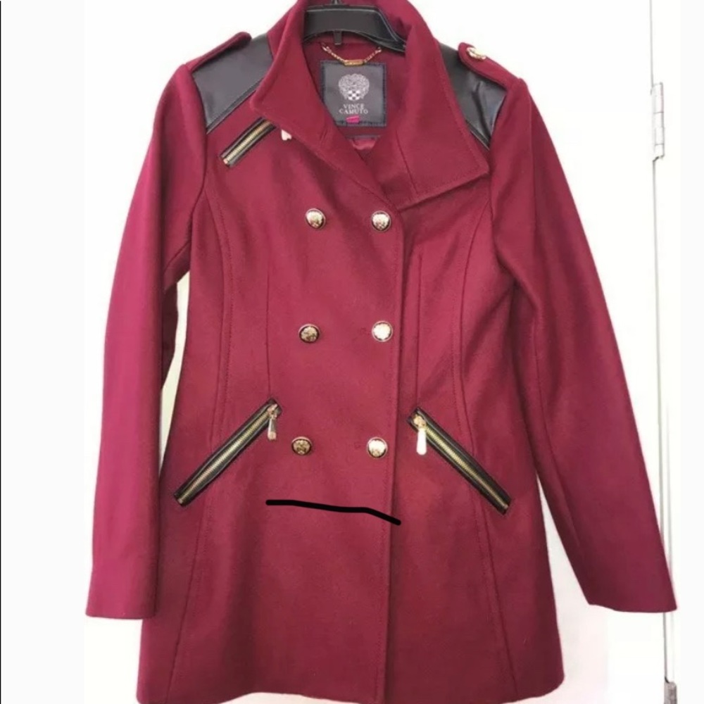 Vince Camuto Double Breasted Military Coat (NWT)